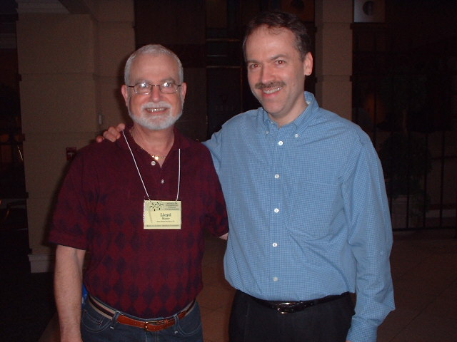 Lloyd Mazer with Will Shortz