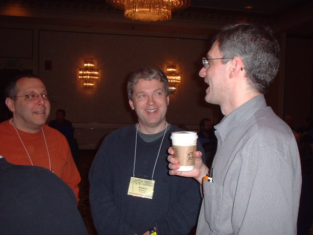 Jon Delfin, Fraser Simpson and Mike Shenk