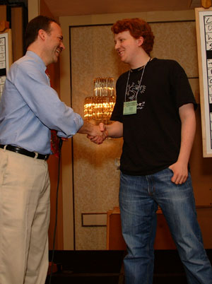 Tyler Hinman and Ken Jennings