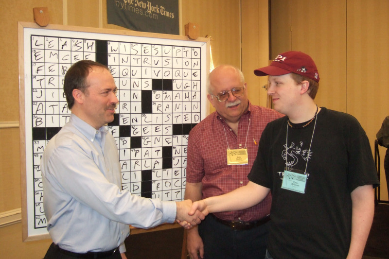 Will Shortz, Bob Klahn, Tyler Hinman