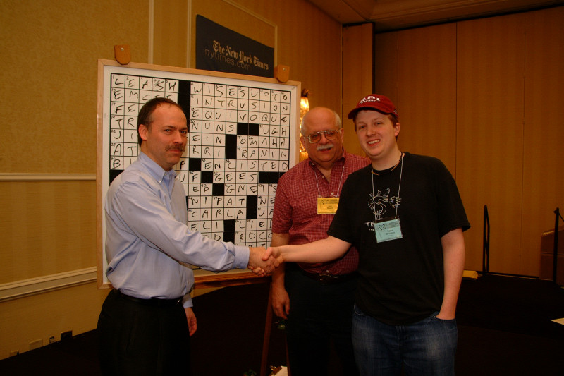 Will Shortz, Bob Klahn, Tyler Hinman