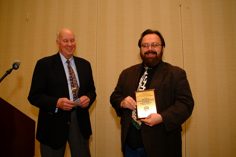 Presentation of Marilyn F. Munro Memorial Prize to Merl Reagle