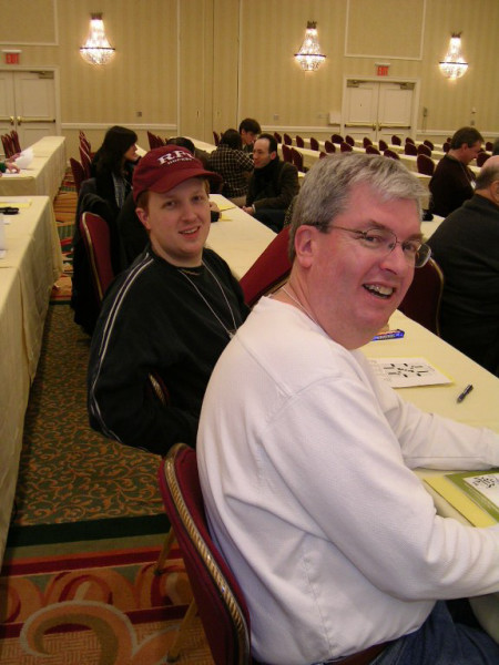 Tyler Hinman and Al Sanders at the Friday night games